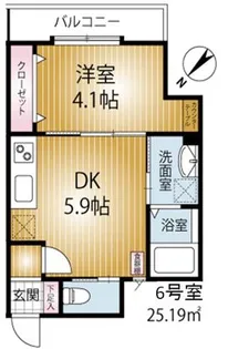 AQUE24【3階】の間取り