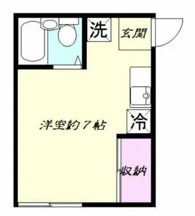 ジュネス香和C棟【2階】の間取り