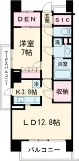 Brillia ist 三軒茶屋 ブラッサムテラス【3階】の間取り