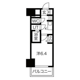 1Kの間取り画像