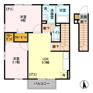 ハーモニー【2階】の間取り