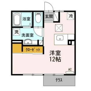 フロイデ【1階】の間取り