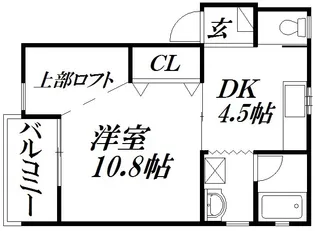 静岡県浜松市中央区高丘東4【アパート】の間取り