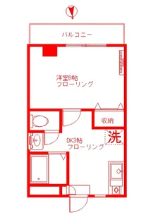 ヴェルデュール【1階】の間取り
