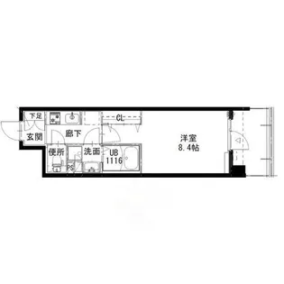 アルティザ姫路【9階】の間取り
