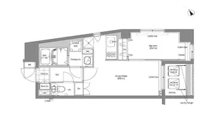 オリーブ三田【7階】の間取り