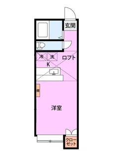 新潟県新発田市中曽根町1【アパート】の間取り