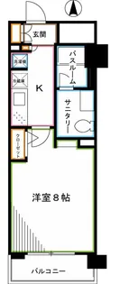 東京都杉並区井草5【マンション】の間取り