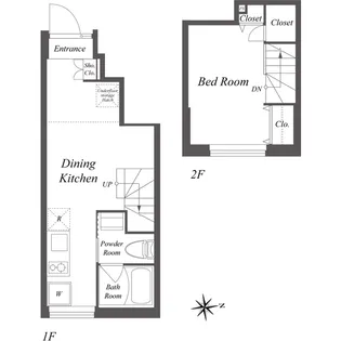 Pair新大久保【1階】の間取り