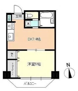 越田ビル【3階】の間取り