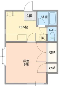 ハイツアルテミス【1階】の間取り