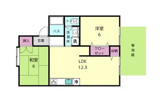 セジュール・マルコ【2階】の間取り