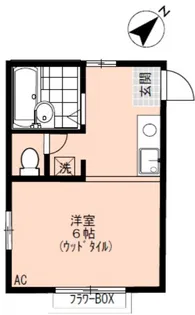 エーデルハイツ【1階】の間取り