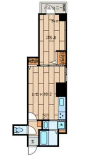 ゼクスShirokane【4階】の間取り