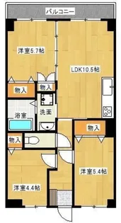 カーサ プラティカ【5階】の間取り