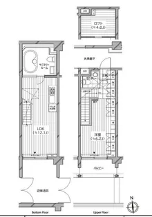 カスタリア麻布十番七面坂の間取り
