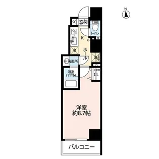 プレール・ドゥーク浅草III【3階】の間取り