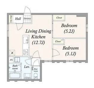 GRAN PASEO三宿II【4階】の間取り