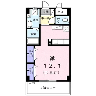 ア・ニューライフ ナハ【2階】の間取り