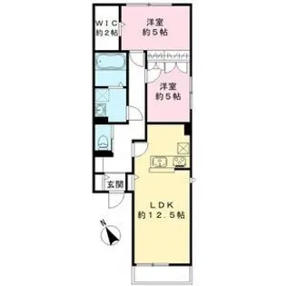 ユアメゾン速【1階】の間取り