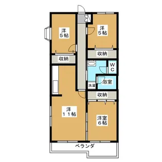 アパルトマン上松【2階】の間取り