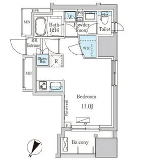 東京都千代田区岩本町1【マンション】の間取り