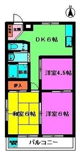 東京都練馬区上石神井3【マンション】の間取り
