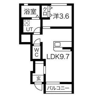 BEL POSTO北上A【1階】の間取り