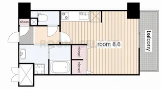 パルティール金山【6階】の間取り