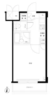 ルーブル森下【2階】の間取り