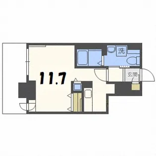 パシフィックタワー札幌【22階】の間取り