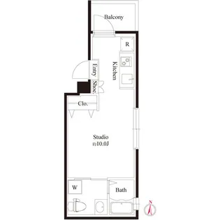 CASA BIANCA(森下)【4階】の間取り