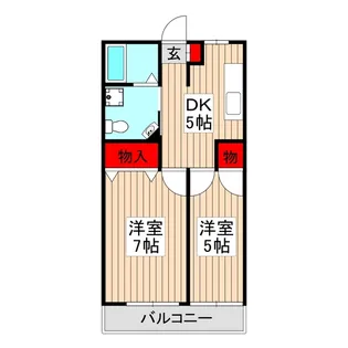 パステルハイムE【1階】の間取り