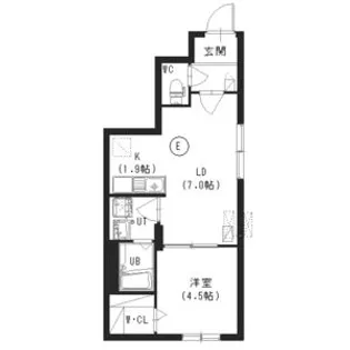 北海道札幌市西区八軒二条東1【マンション】の間取り