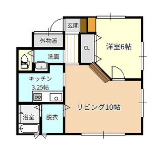 レ・クレドール【2階】の間取り