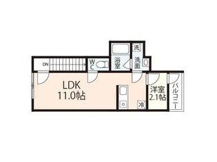 M TERRACE藤垂園 壱番館【3階】の間取り