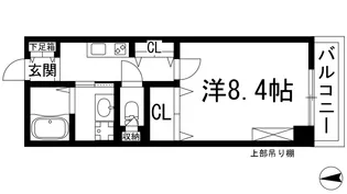 レジーナ逆瀬川【6階】の間取り