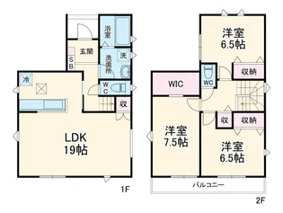 千葉県四街道市千代田2【一戸建】の間取り