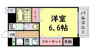 エル・セレーノ九条【2階】の間取り