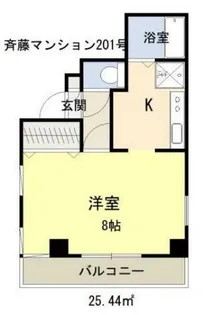 斉藤マンション【2階】の間取り