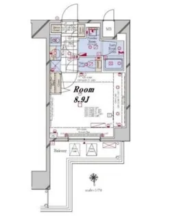 東京都港区芝2【マンション】の間取り
