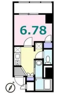 シュガール浜松町【6階】の間取り