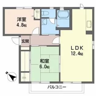 グランシード21B【1階】の間取り