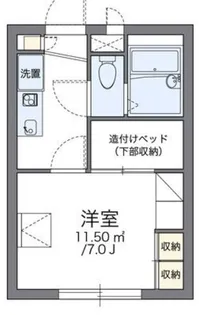 レオパレスエル【2階】の間取り