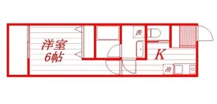 ヒルトップ西谷【2階】の間取り