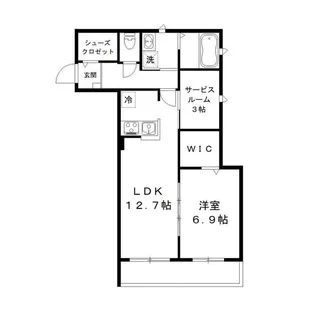 パステル・リオン【3階】の間取り