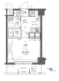 クレイシア世田谷船橋【4階】の間取り
