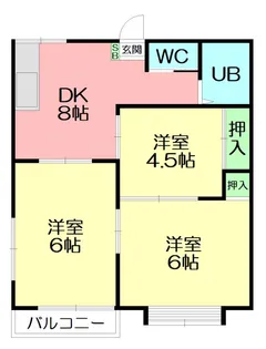 エスポワール【1階】の間取り