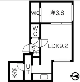 北海道札幌市中央区南五条西9【マンション】の間取り