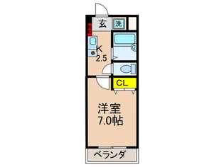 アルファクラ-ジュくずは2【4階】の間取り